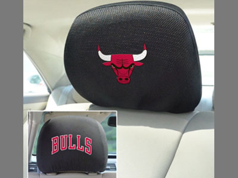 Nba - Chicago Bulls Head Rest Cover 10"X13"
