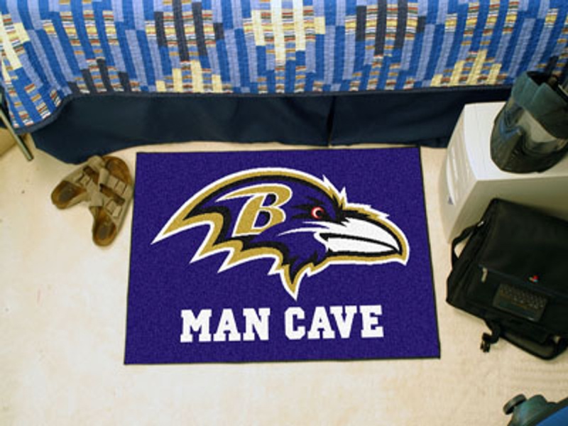Nfl - Baltimore Ravens Man Cave Starter Rug 19"X30"