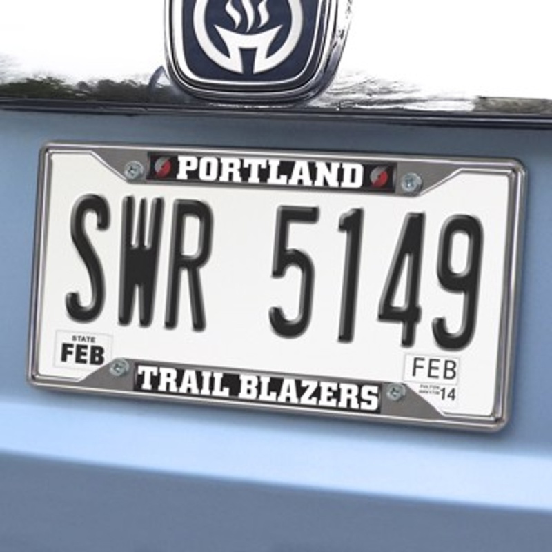 Nba - Portland Trail Blazers License Plate Frame 6.25"X12.25"