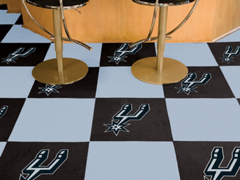 San Antonio Spurs Carpet Tiles 18"X18" Tiles