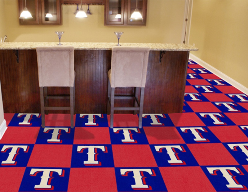 Texas Rangers Carpet Tiles 18"X18" Tiles
