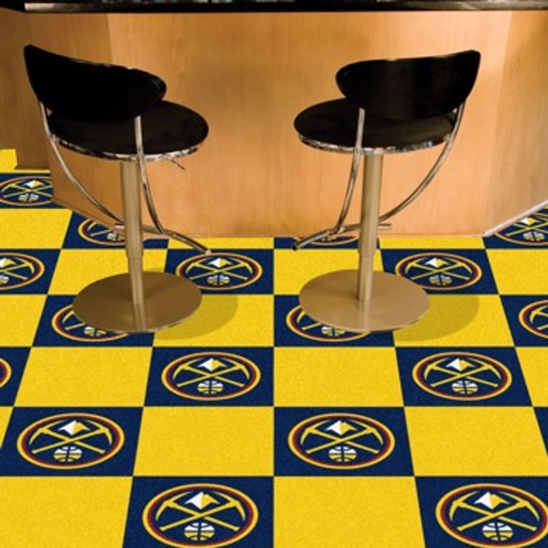 Denver Nuggets Carpet Tiles 18"X18" Tiles
