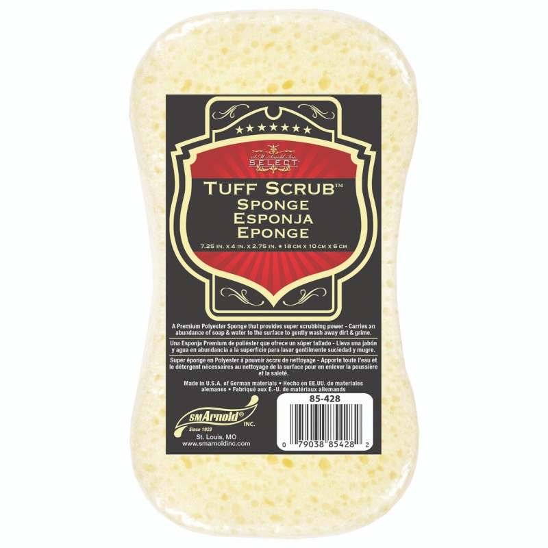 Tuff Scrub Professional Poly Sponge - Bone Shape