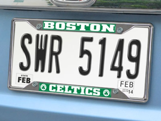 NBA Boston Celtics License Plate Frame - 6.25"x12.25"