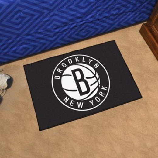 Brooklyn Nets Starter Rug 19" X 30" - NBA Team Area Rug