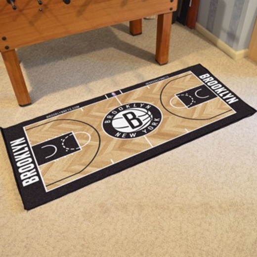 Brooklyn Nets Large NBA Court Runner - 29.5x54