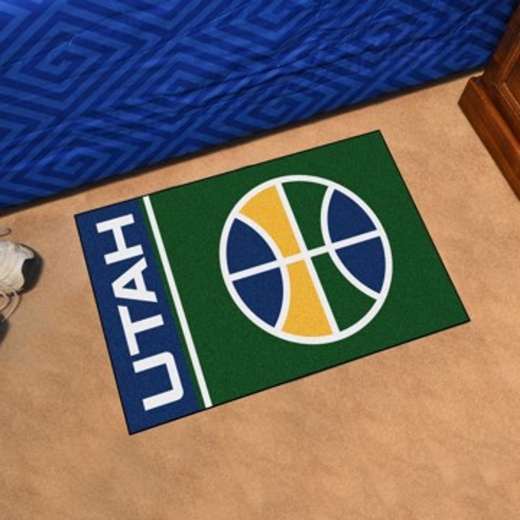 Utah Jazz NBA Team Uniform Inspired Starter Rug 19"X30"