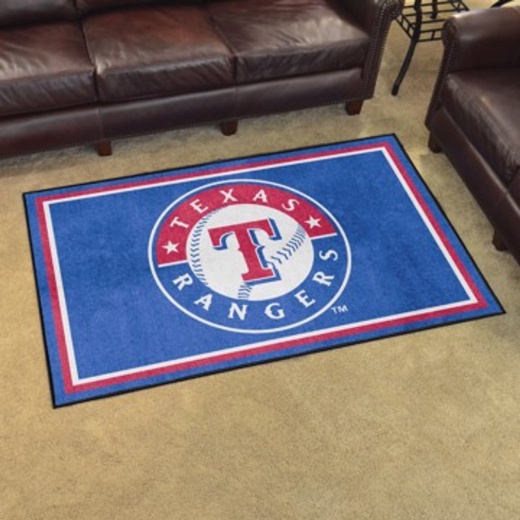 Texas Rangers Rug 4X6 46"X72"