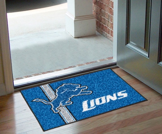 Detroit Lions Uniform Inspired Starter Rug 20"X30"