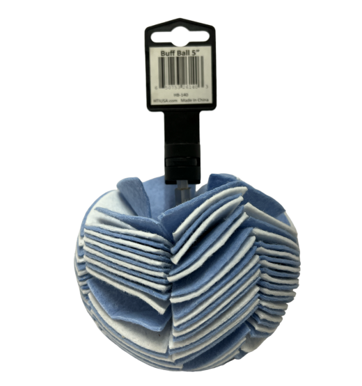 5" Big Buff Ball - Polish Headlights, Light Scratches, Oxidation and Wheels with Ease