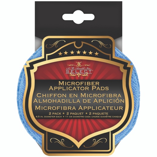 Microfiber Round Wax Applicator 2 Pack