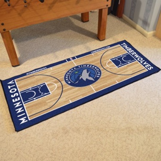 NBA - Minnesota Timberwolves NBA Court Large Runner