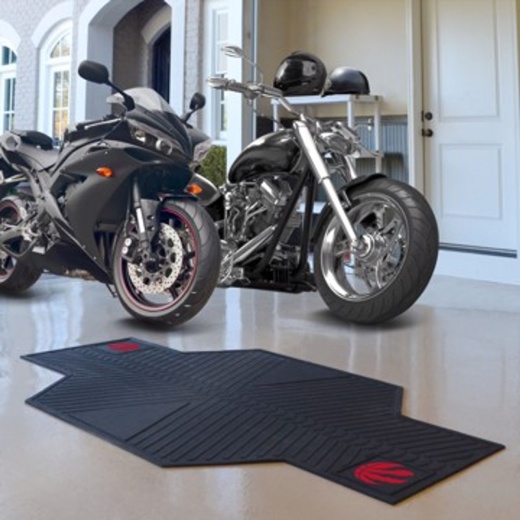 Toronto Raptors Motorcycle Mat - NBA Team Pride Garage Floor Mat