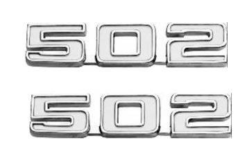 1969-74 Nova 1969 Camaro 502 Fender Emblem