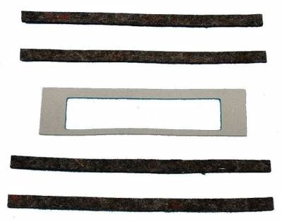 Dash Air Outlet Gasket Set with Air Conditioning for 1967-72 Chevy Truck