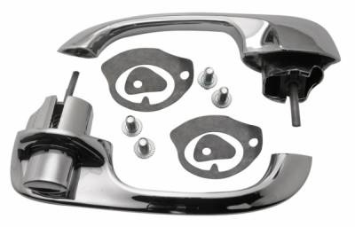 Door Handle Assembly - Rear for 1961-62 CHEVY PASSENGER IMPALA - BEL AIR - BISCAYNE
