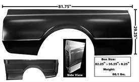 Bedside - Full Right for 1967 Chevy & GMC Truck Fleetside