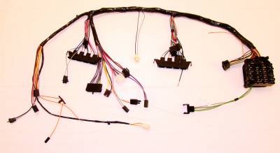 1969 Camaro Dash Harness with Warning Lights without Air Conditioning