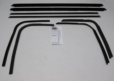 Original Style Windowfelts - Fronts Only for 1971-76 Chevy Impala Custom Coupe
