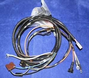 1969 Camaro Nova V8 Gauges and Carb Idle Stop Solenoid Engine Harness
