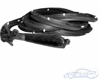Front Door Weatherstrip for 1956-57 Chevy Passenger 4 Door Hardtop - Pair