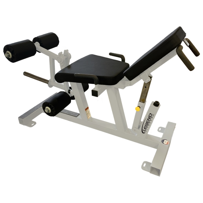 Leg curl extension discount machine plate loaded