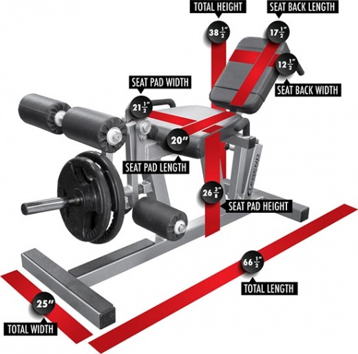 Leg curl discount machine plate loaded