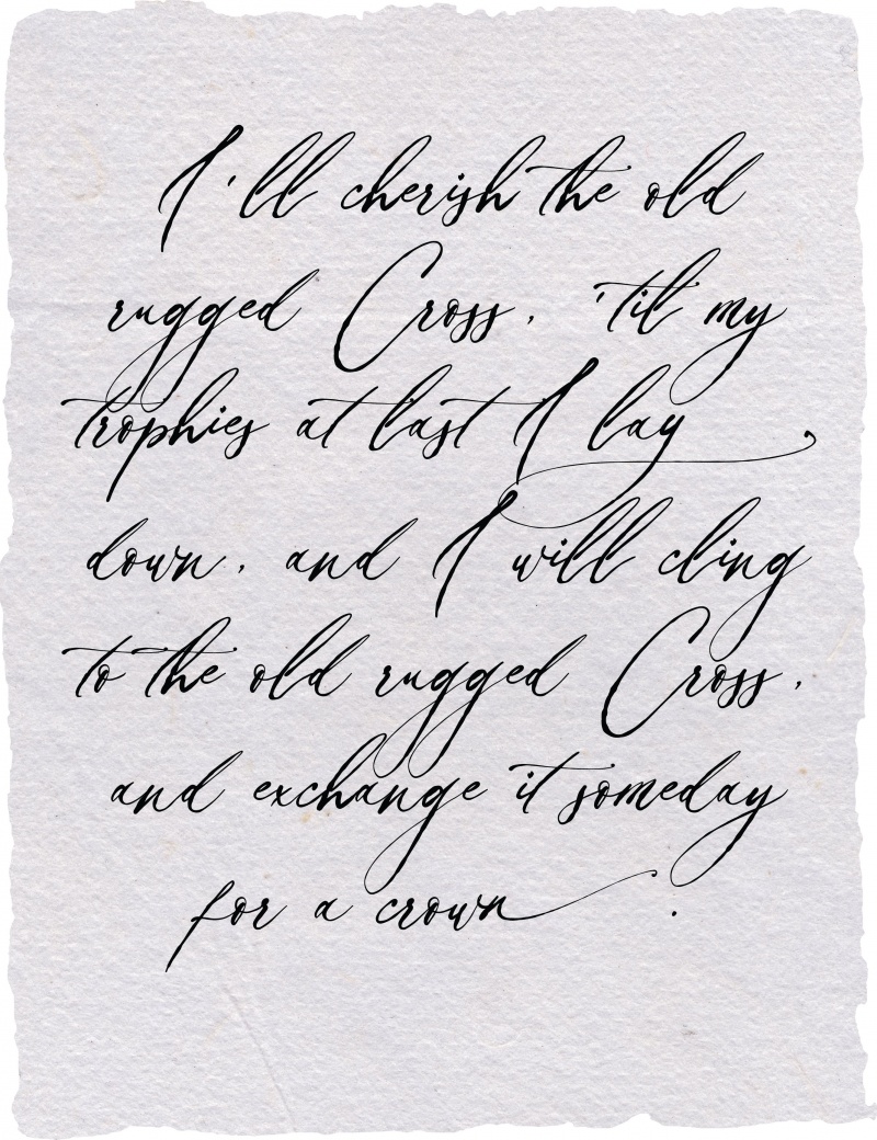 Hymn Prints-It Is Well With My Soul, Style: Rilke