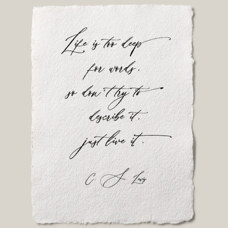 Quote Prints-C.S.Lewis, Style: Cummings