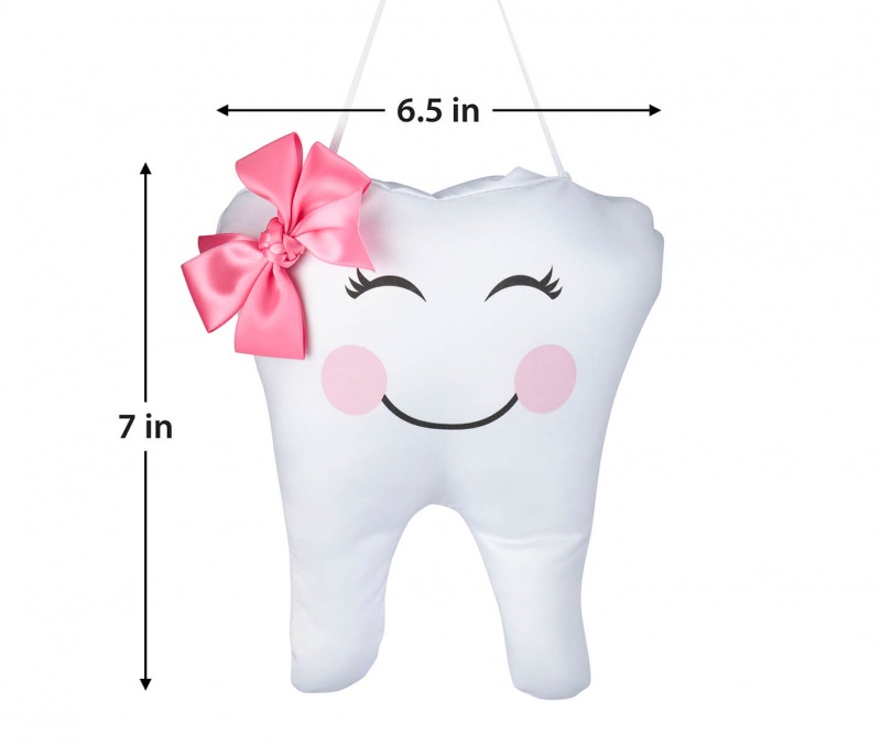 Pink Tooth Fairy Pocket Pillow