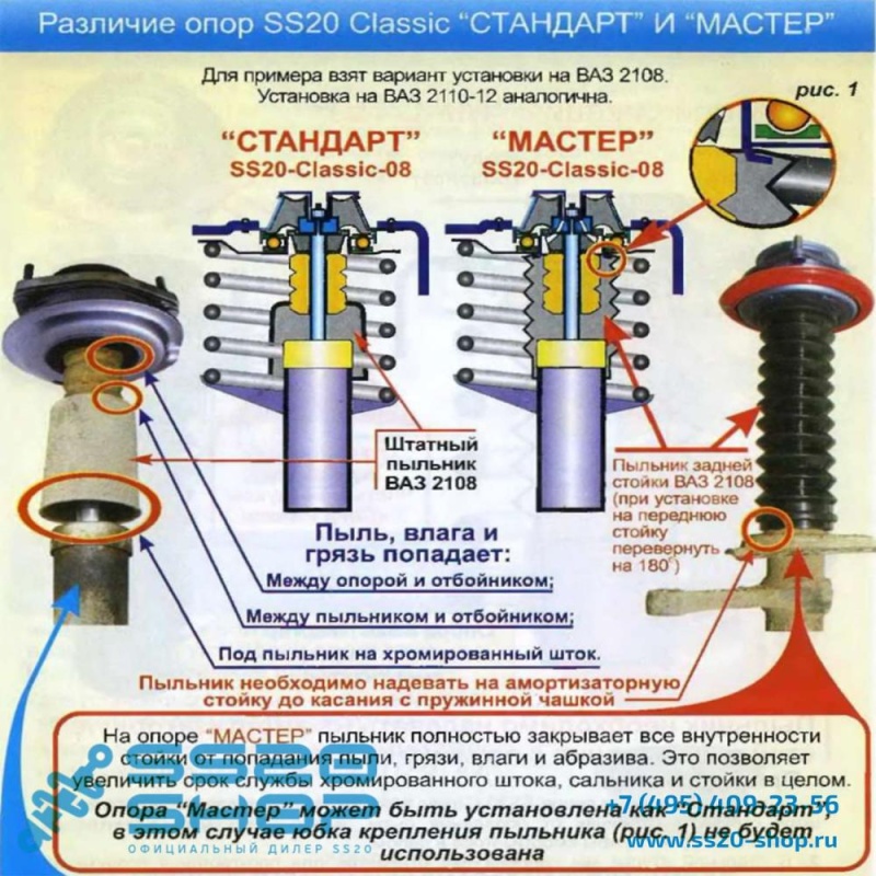 Амортизатор задний ваз 2114 схема