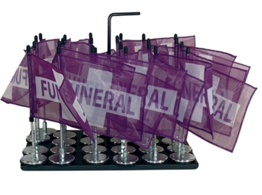 Deluxe Storage Tray for Magnetic Auto Flags