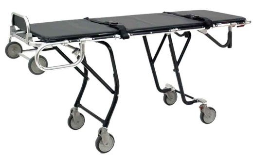 Ferno Model 24H Minimaxx Multi-Level Mortuary Cot - Higher Load End