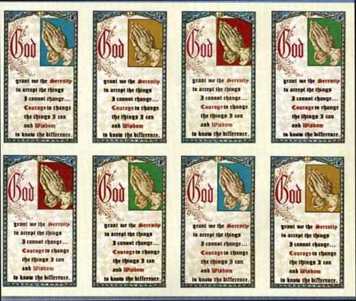 Prayer Cards by Bonella Serenity Micro Perforated