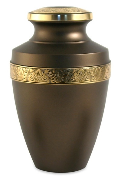 Grecian Rustic Bronze Cremation Urn