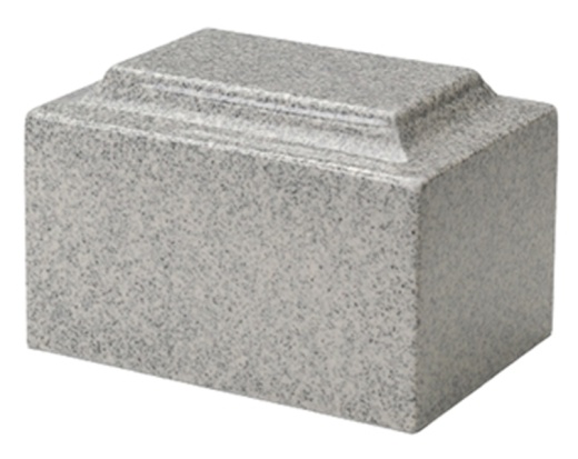 Mackenzie Classic Granite Keepsake Urn - Mist Gray