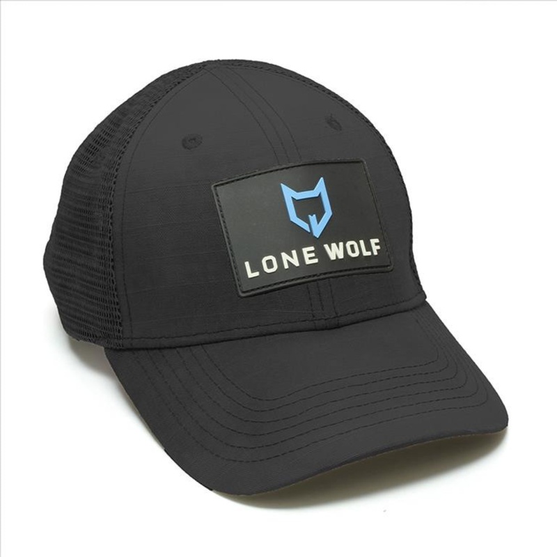 Lone Wolf Head Patch, Pvc