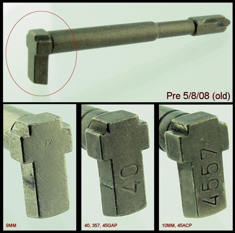 Glock Firing Pin: 40/357/45 GAP