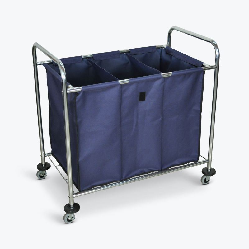 Industrial Laundry Cart Divided Canvas Bag