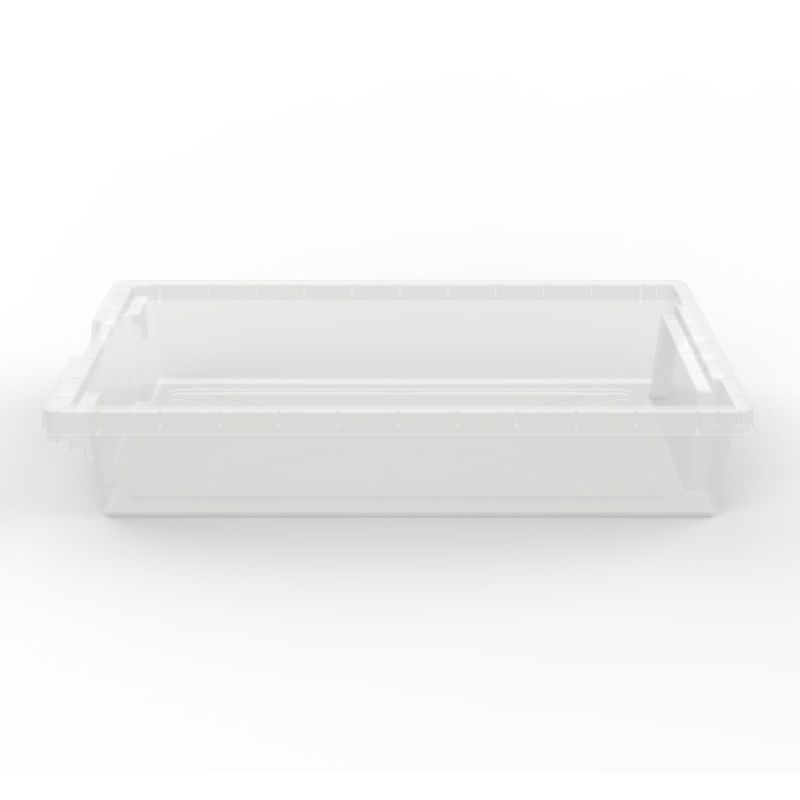 Luxor MBS-BIN-8S-CL - Stackable Clear Storage Bins (8 Small)