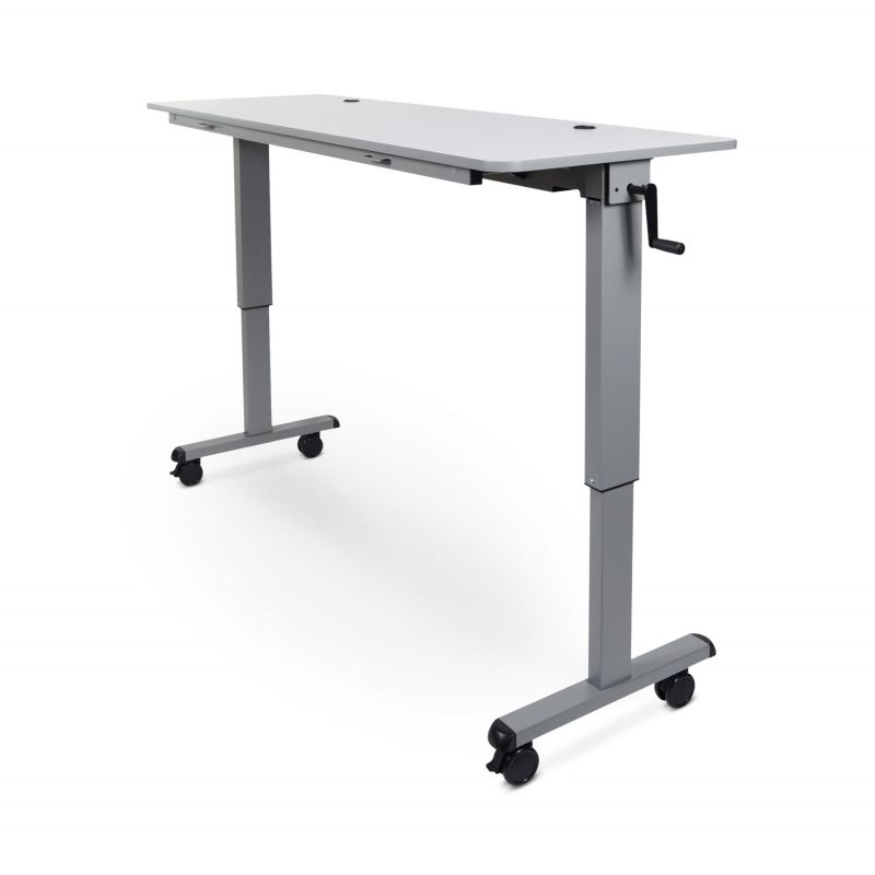 60" Adjustable Flip-Top Table, Crank Handle