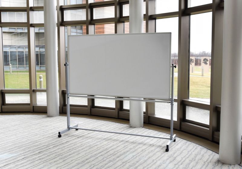 72"W X 40"H Double-Sided Magnetic Whiteboard