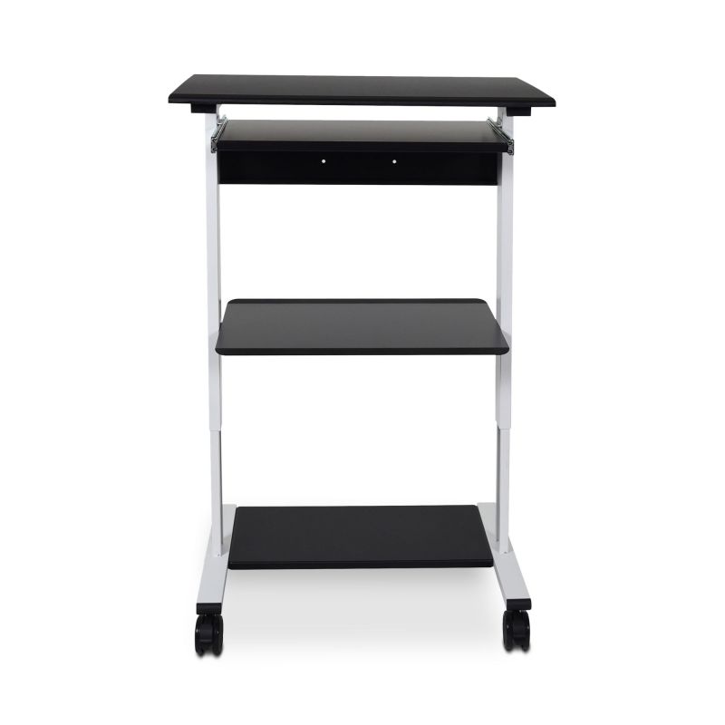 Three-Shelf Adjustable Stand Up Workstation