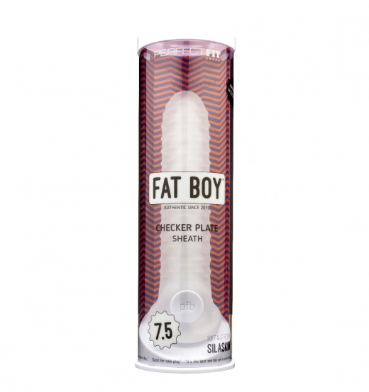Perfect Fit Fat Boy Checker Box Sheath 7.5In Clear
