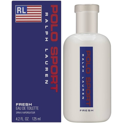 Ralph Lauren Polo Sport Fresh Eau De Toilette for Men, 4.2 oz