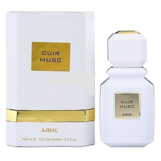 Ajmal Cuir Musc (U) Edp 3.4 Oz: Unisex Fragrance for Everyday Confidence
