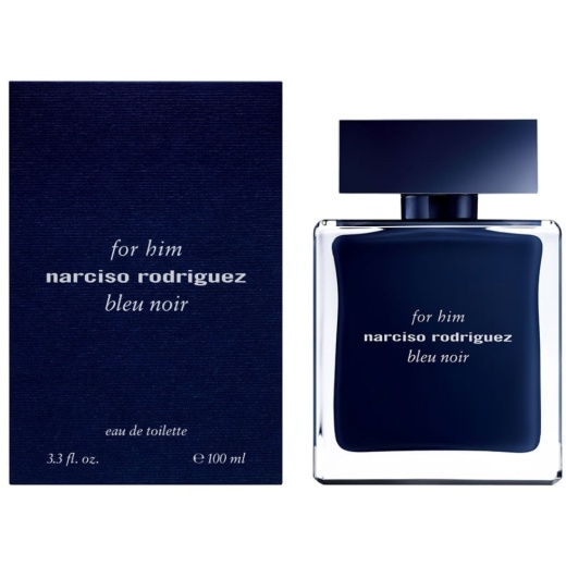 Narciso Rodriguez Bleu Noir Edt for Men, 3.4 Oz
