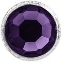Crystalettsâ® With Swarovski-3Mm- Purple Velvet/Silver