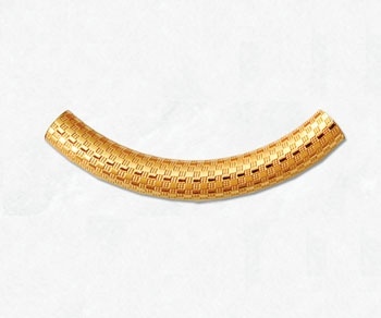 14Kt Gold Filled Decorative Curved Tube - #6