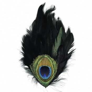 Black Schlappen Pad With Peacock Eye